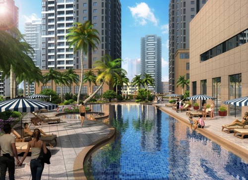 海南中国铁建龙沐湾一号鸟瞰图